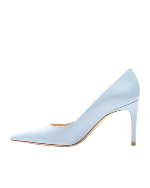 Stuart Weitzman Blue Pointed High Heels