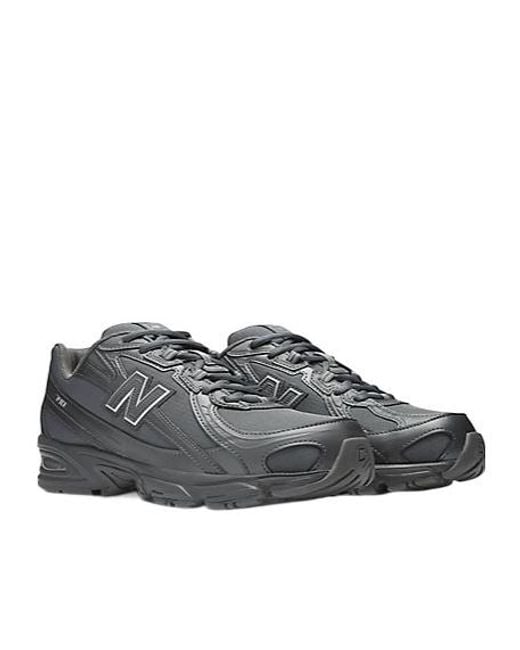 New Balance Gray 740 Lace-Up Sneakers for men