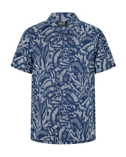 Barbour Blue B.Int Kew Aop Shirt for men