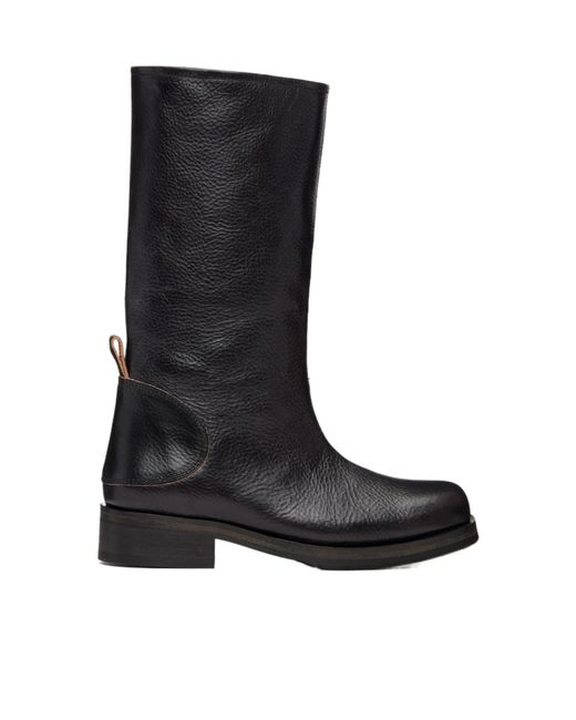 Our Legacy Black Haul Camion Mid-Calf Boots for men