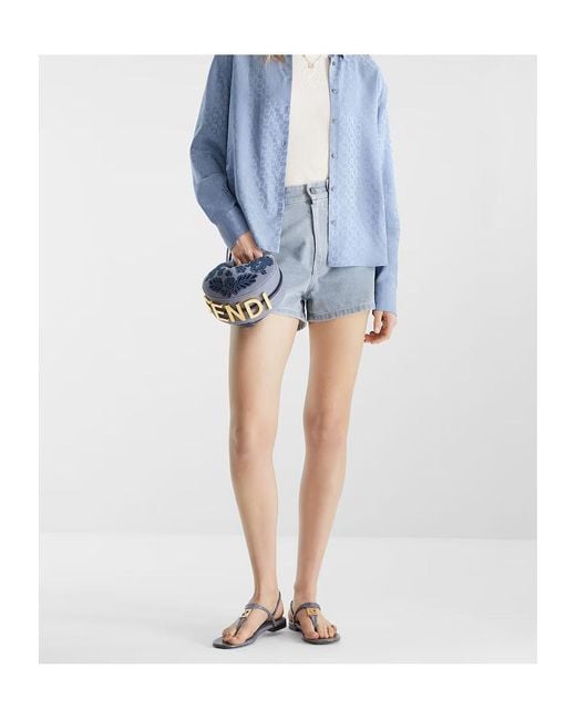 Fendi Multicolor Ffold Thong Sandals