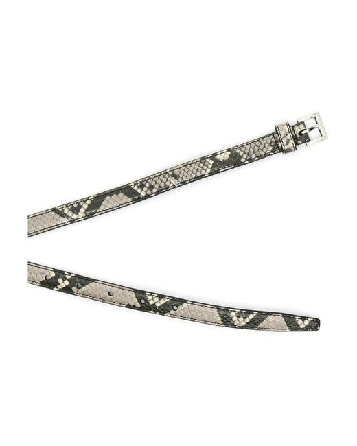 Prada White Ayers Belt