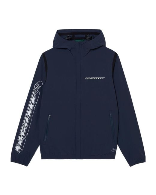 Lacoste Blue Minimalist Versatile Coat for men
