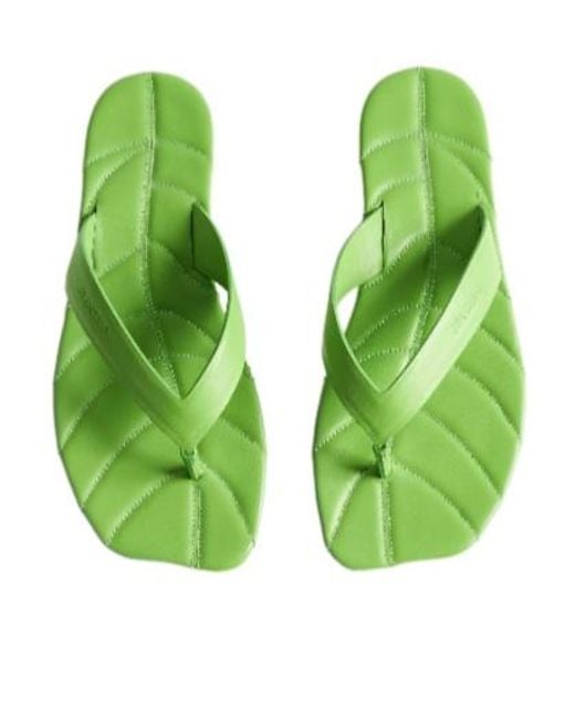 J.W. Anderson Green Jw Anderson Leaf Slides