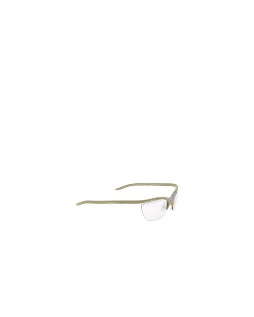 Fendi White Eyewear Cat Eye Frame Sunglasses