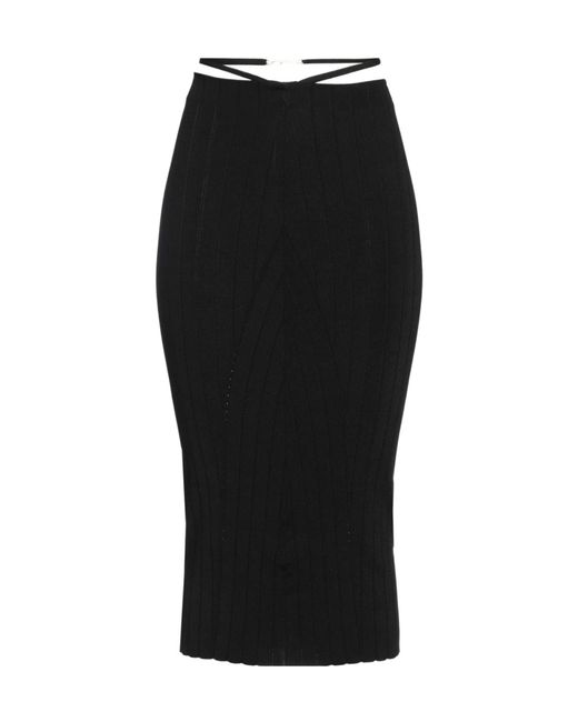 Jacquemus Black Midi Skirts
