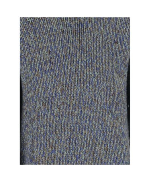 Vince Gray Knit Crew Neck Sweater for men