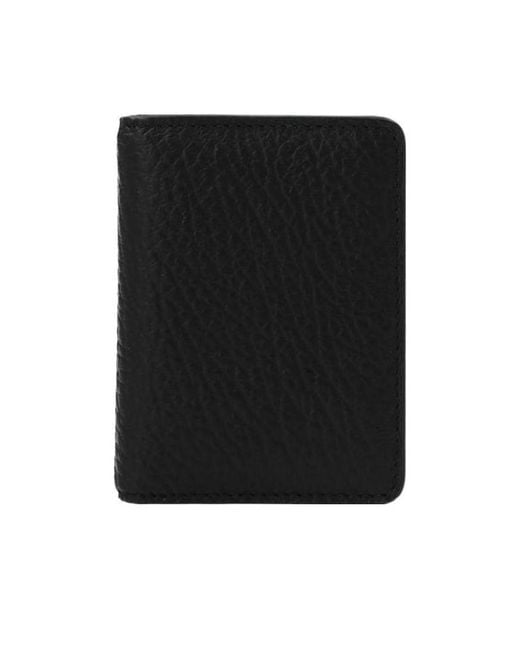 Maison Margiela Black Four-Stitches Bifold Cardholder