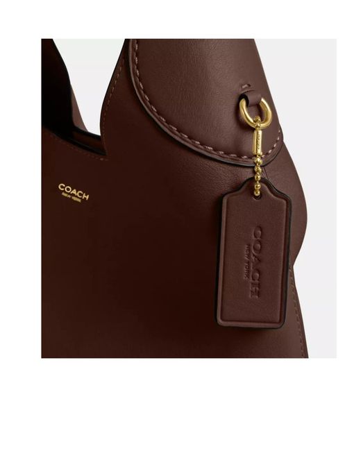 COACH Purple Brooklyn Shoulder Bag