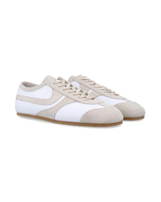 Dries Van Noten White Lace-Up Sneakers for men