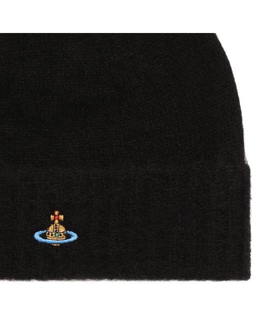 Vivienne Westwood Blue Fluffy Beanie for men