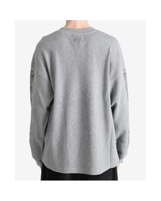 Vetements Gray Long-Sleeve T-Shirt for men
