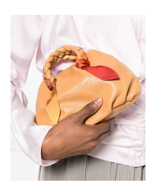 Hereu Pink Double-Handled Shoulder Bag
