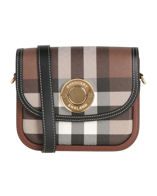 Burberry Gray Signature Print Across-Body Bag