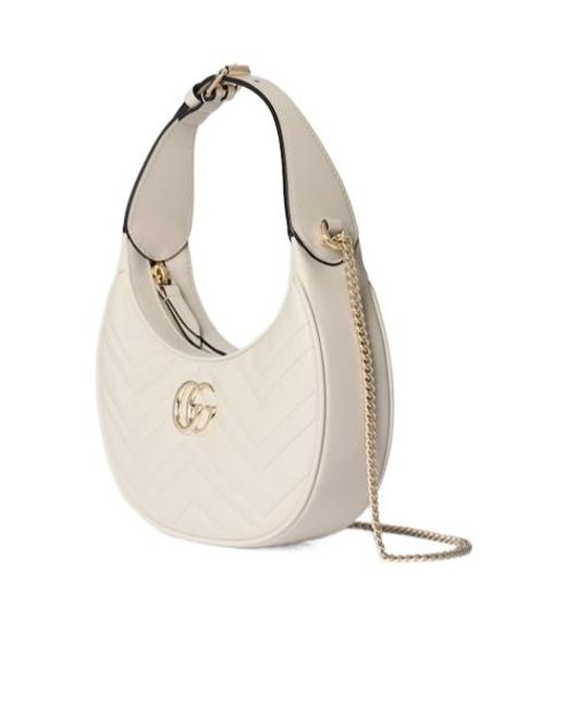 Gucci Natural Gg Marmont 2.0 Mini Shoulder Bag