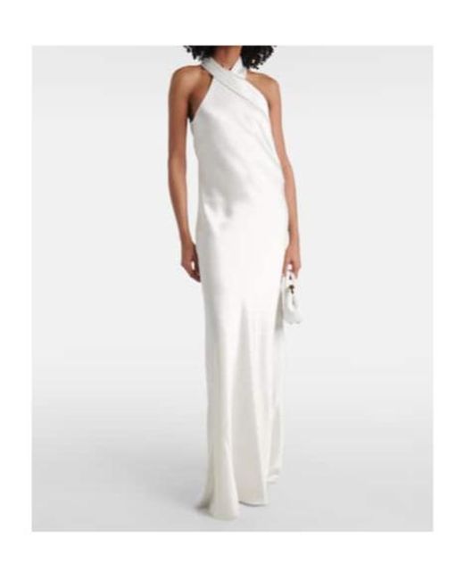 Galvan White Bridal Pandora Gown