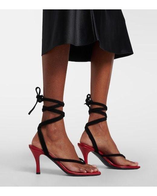 Christopher Esber Pink Frida Leather Sandals