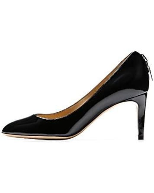 Ferragamo Black Shallow High-Heeled Shoes