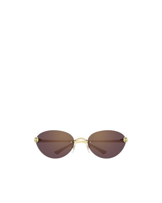 Cartier Multicolor Cat Eye Frame Sunglasses