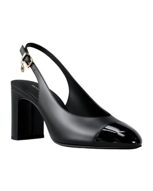 MICHAEL Michael Kors Black Piper Slingback Heeled Pumps