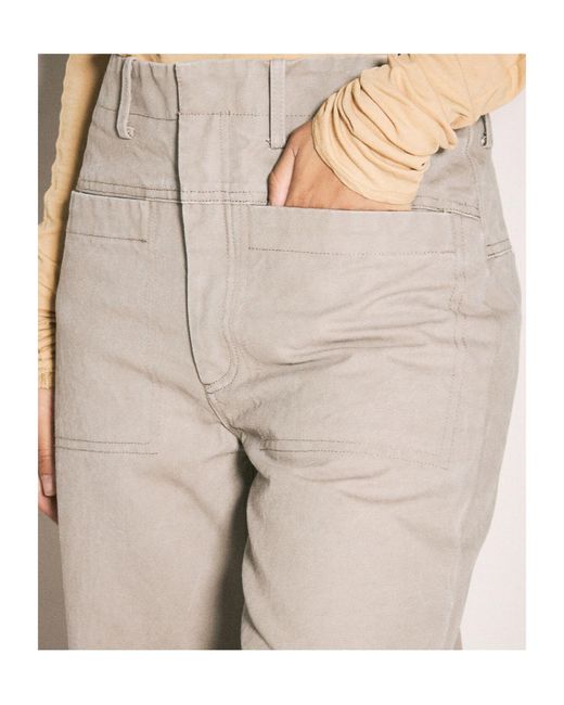 Entire studios Natural Heavy Wide-Leg Pants