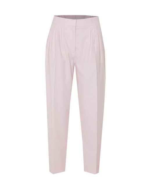 Twinset Pink Pleated Tapered Pants