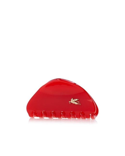 Etro Red Logo Hairpin