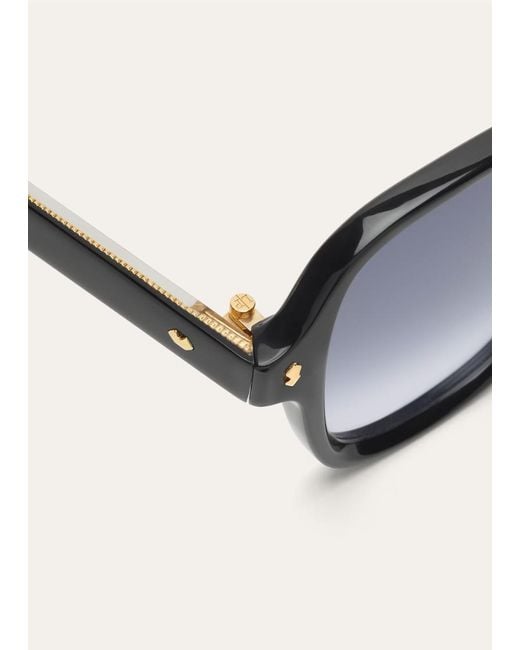 Loro Piana White Lily Sunglasses