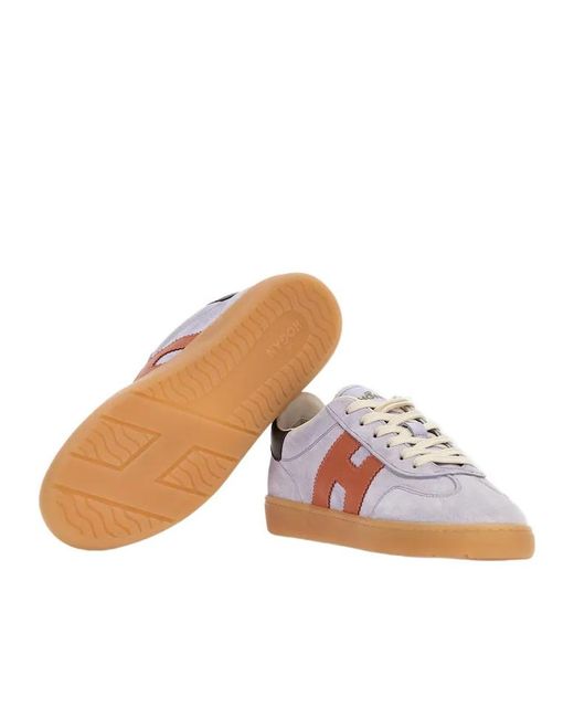 Hogan Pink Cool Side H Patch Sneakers