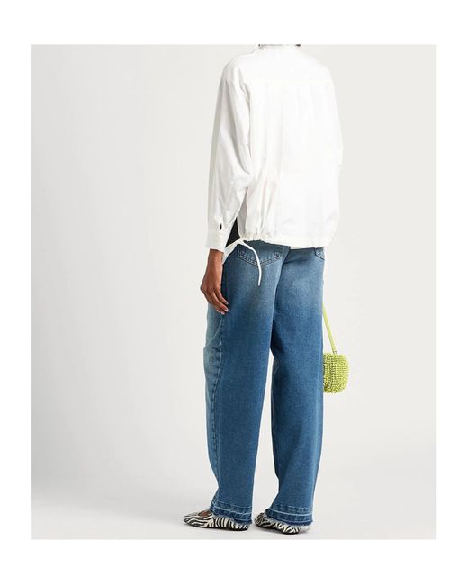 MAX&Co. White Long Sleeve Shirt