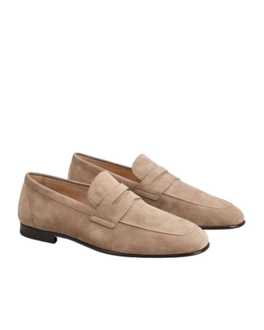 Tod's Brown Slip-On Loafers for men