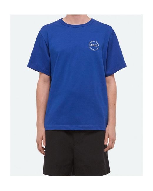 Helmut Lang Blue Stamp Tee for men