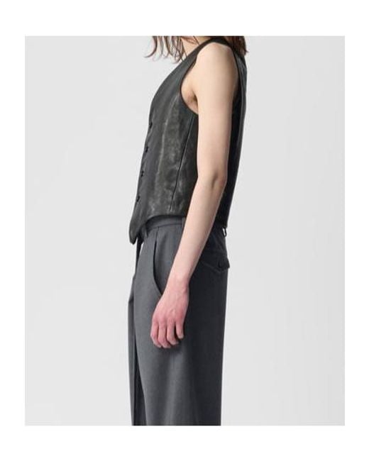 Ann Demeulemeester Black Alrik Vest for men