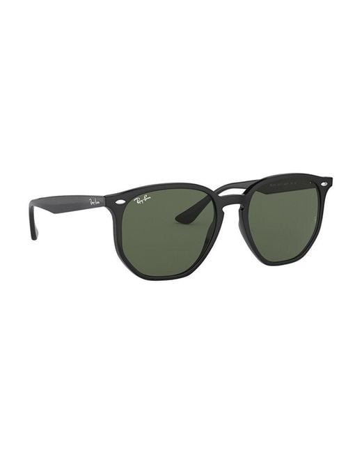 Ray-Ban Green Rb4306 Hexagonal Frame Polarised Sunglasses for men