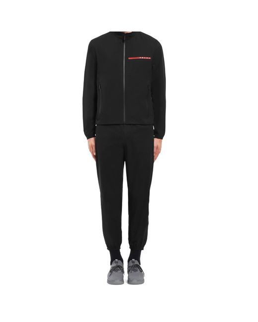 ジャケット・アウター Prada LR-LX004-Mk2 Prada Light Bi-Stretch Jacket in Black for Men | Lyst