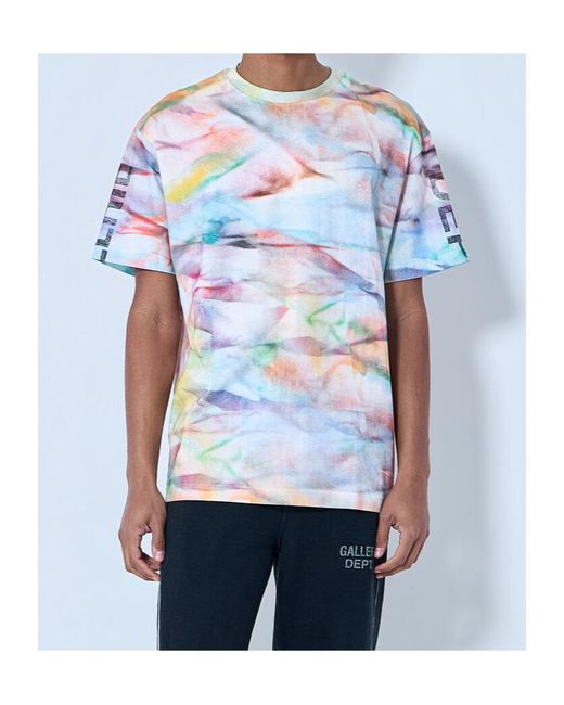GALLERY DEPT. Blue Crew Neck T-Shirt for men
