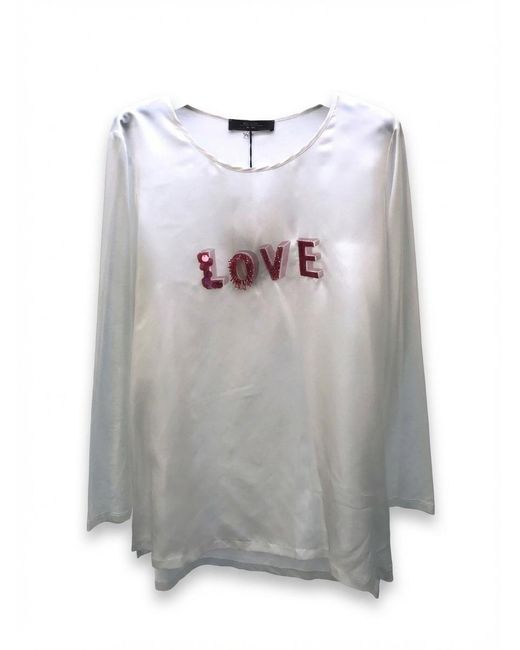 Weekend by Maxmara Gray Long-Sleeved Blouse