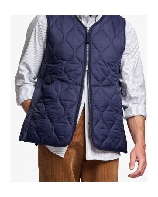 Sebago Blue Plymouth Quilted Gilet for men