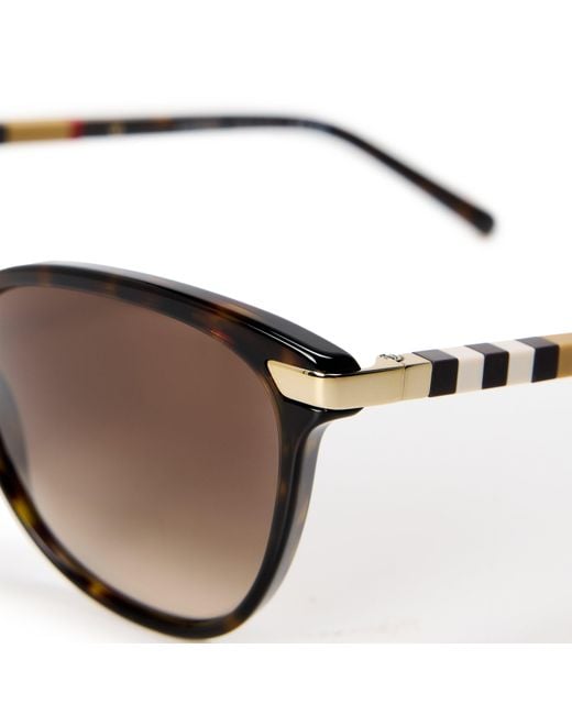 Burberry Metallic Round Sunglasses