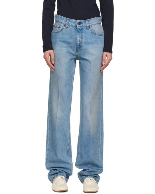 The Row Blue Logo Jeans