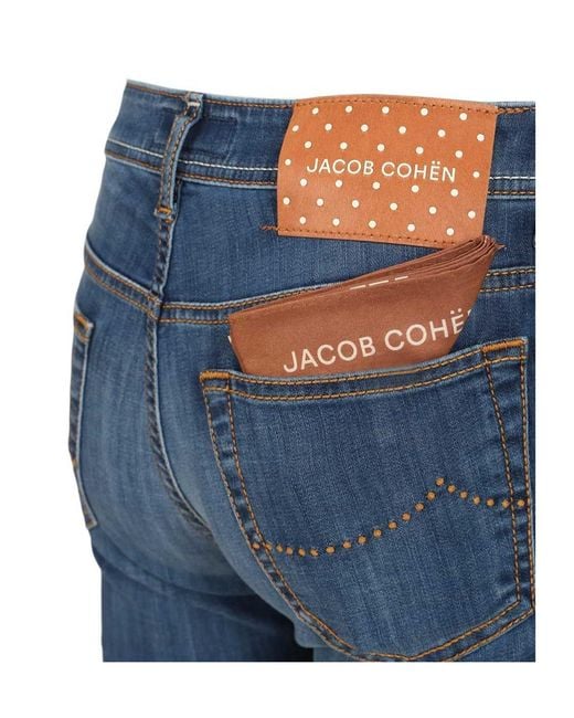Jacob Cohen Blue Bard Slim-Fit Jeans for men