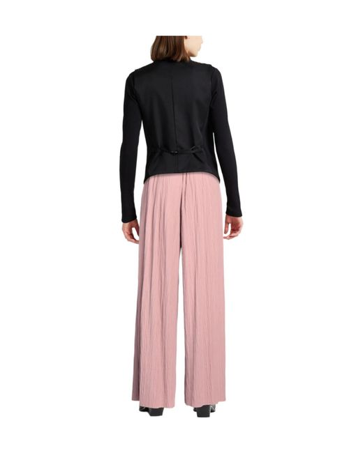 Max Mara Pink Loose Solid-Color Pants
