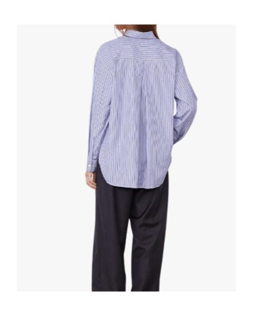 Officine Generale Purple Long-Sleeved Shirt
