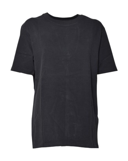 Jil Sander Black Crewneck Logo Patch T-Shirt