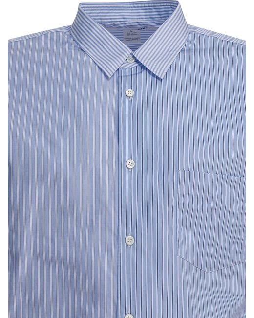 Comme des Garçons Blue Striped Shirt for men