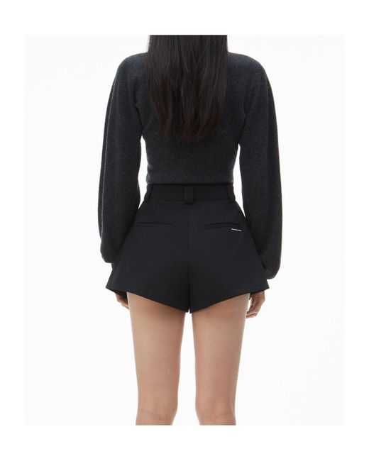 Alexander Wang Black Flared Shorts