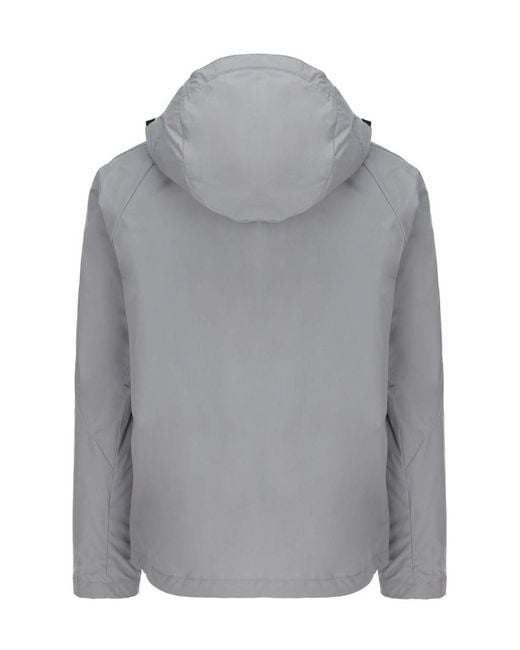 C P Company Gray Lens-Detail Zip-Up Jacket for men
