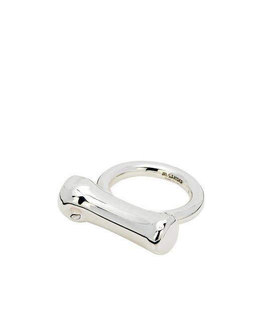 Jil Sander White Ring