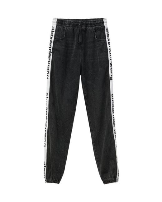 Alexander Wang Black Casual Denim Trousers