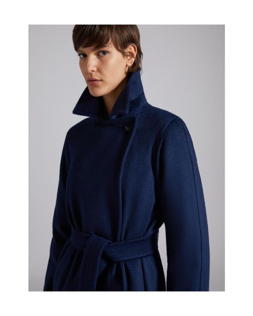 Max Mara Blue Manuela Iconic Coat
